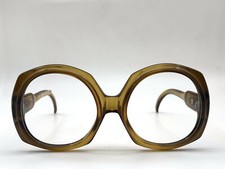 NOS Vintage 1970s Christian Dior Optyl womens sunglasses D265 olive