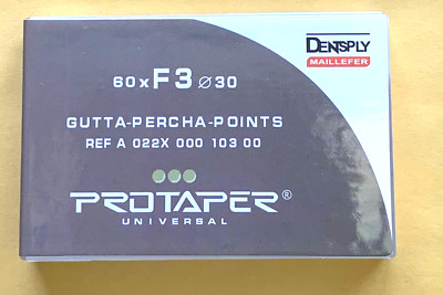 Dentsply Protaper Univeral Obturation Gutta Percha Points F3