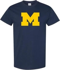 Michigan Wolverines DNA Performance Nike T-Shirt Men's XL Blue Athletic Football