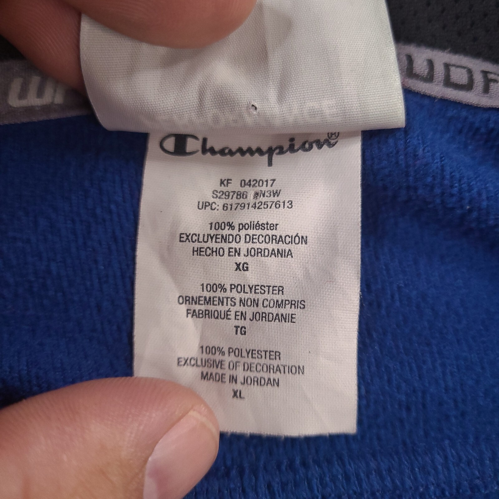 Disney Run Champion Performance Jacket Hoodie XL … - image 4