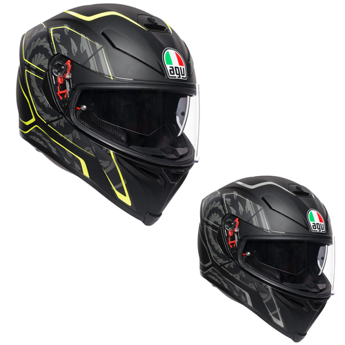 AGV K5-S Tornado Silver Full Face Motorcycle Sharp 4 Star Sports Helmet |  eBay