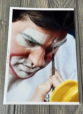 Vintage 1991 Mickey Kieffer Business Man Circus Man Clown Photograph 7” x 10”