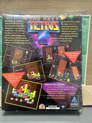 NEW/SEALED 1999 "THE NEXT TETRIS" PC Video Game BIG BOX *VERY Rare Collectible* - Picture 4 of 6