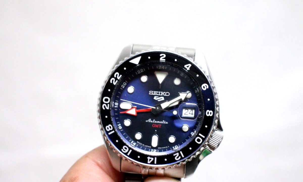 セイコー 　GMT　5スポーツ 4R34-00A0 Seiko 5 Sports GMT Watch 4R34-00A0 automatic watch | eBay