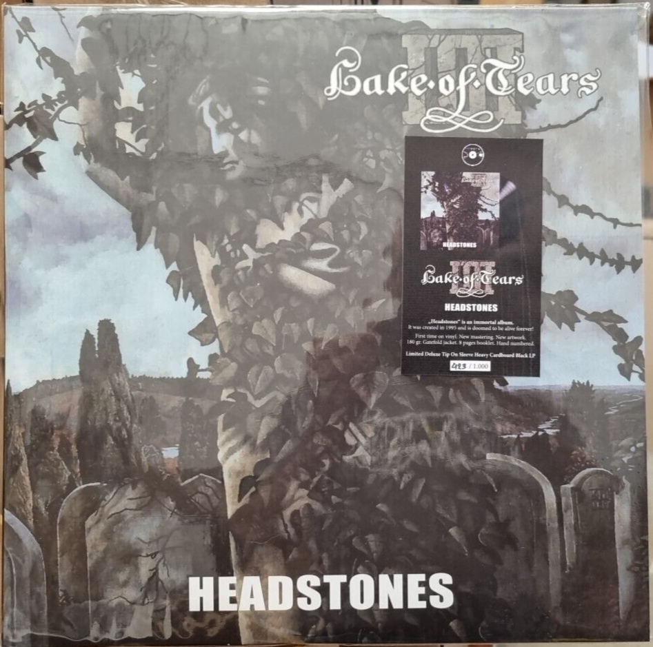 LAKE OF TEARS - HEADSTONES - LP BLACK VINYL VINILE NERO