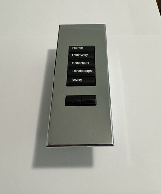 Lutron HomeWorks QS Wired Signature 5-button With Raise/Lower keypad.