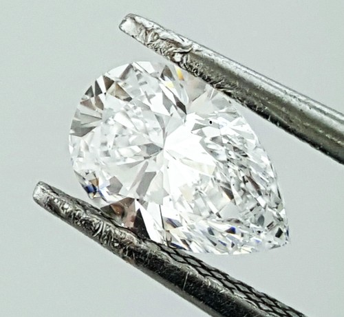 Diamond 1.02CT Loose Pear Cut 100% Natural Brilliant D Color VS2 GIA Certified - Picture 2 of 7