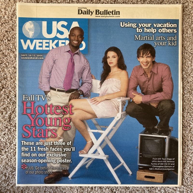 USA weekend magazine, September 10–12, 2004, cover: Taye Diggs