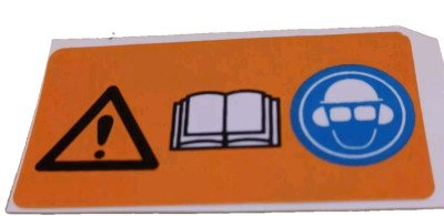 passend für Stihl Warnung Sicherheit PIKTOGRAMM Etikett Aufkleber Sticker Motorsäge Husqvarna, Echo