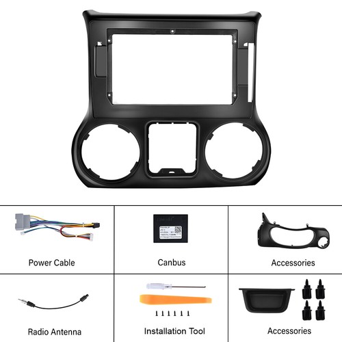 Radio estéreo GPS para Jeep Wrangler 3 JK 2015-2017 Android 13.0 10.1" Carplay - Picture 6 of 19