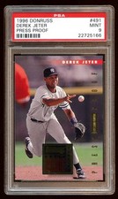 PSA 9 DEREK JETER 1996 DONRUSS RATED ROOKIE GOLD PRESS PROOF SP/2000 RARE RC HOF