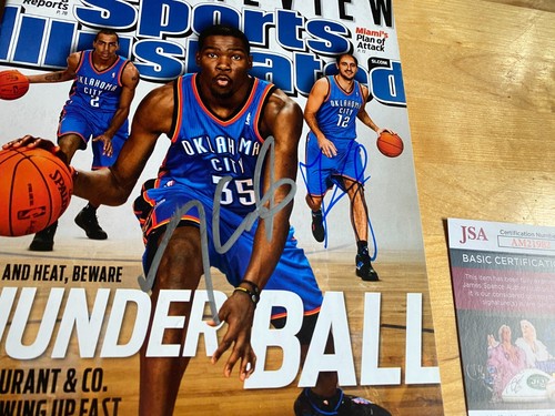 KEVIN DURANT & NENAD KRSTIC SIGNED VINTAGE SPORTS ILLUSTRATED AUTOGRAPH JSA COA - Picture 3 of 3