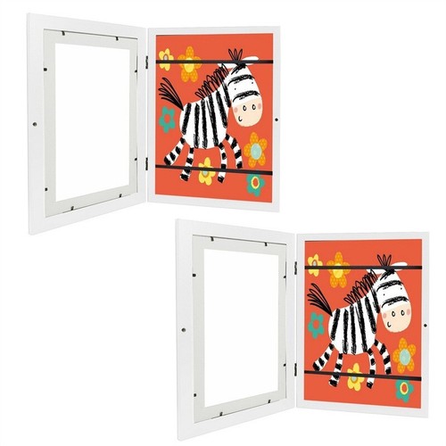 2PCS Kinderzeichnungen Bilder-Rahmen Moderner Kunststoff-Rahmen Kinder 32x24 cm. - Bild 17 von 17