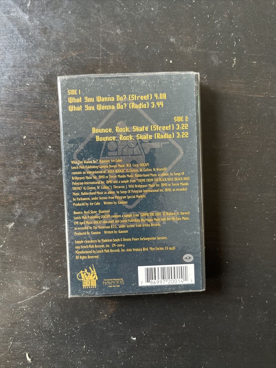 Kausion: What You Wanna Do/Bounce, Rock, Skate: Cassette Single Kausion: What You Wanna Do/Bounce, Rock, Skate: Cassette Single