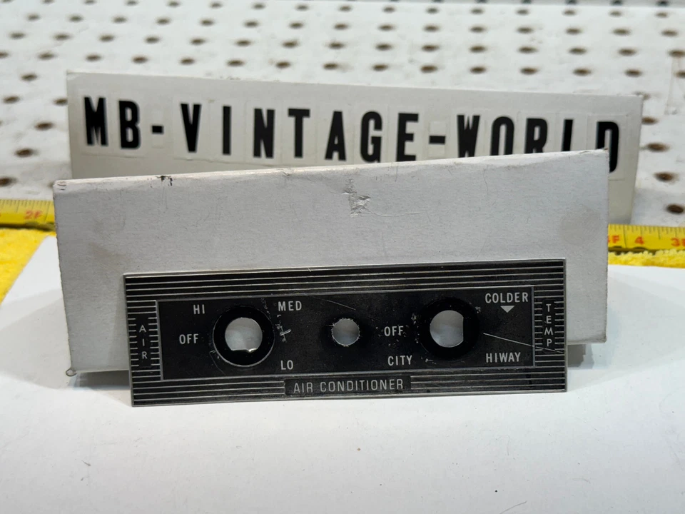 Panel central aire acondicionado tablero inferior mercedes 69-73 w108, w109 1 cubierta, tipo 3 Foto 3 de 4