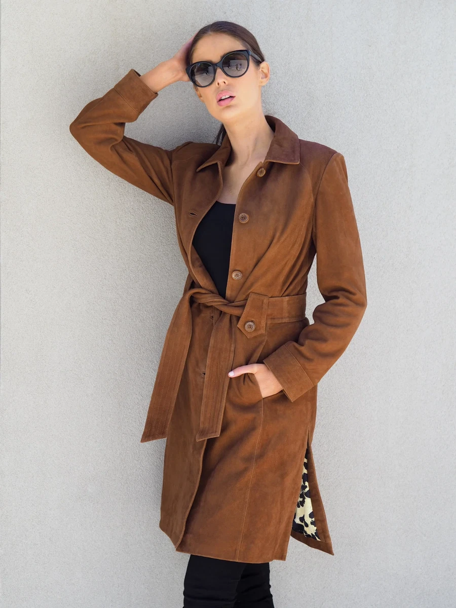 Soft long shop coat