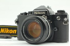 Exc 5 Nikon FE black nikkor 50mm F1.4 AI SLR film camera From JAPAN