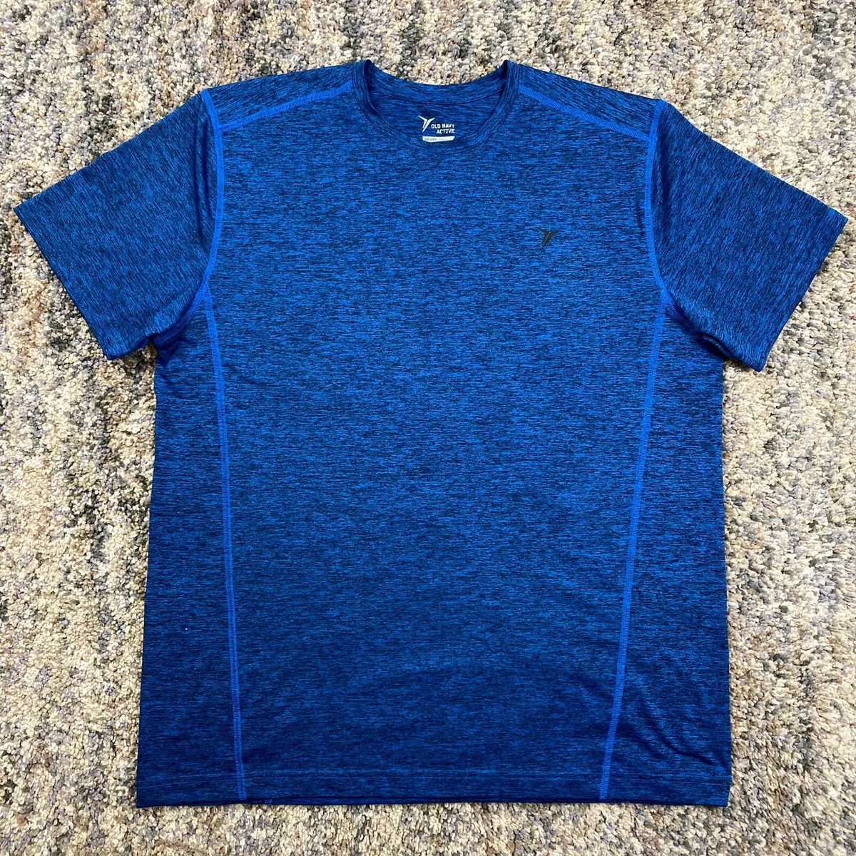 Old Navy Active T-Shirt Mens Size Large Blue Lightweight Activewear  Heathered