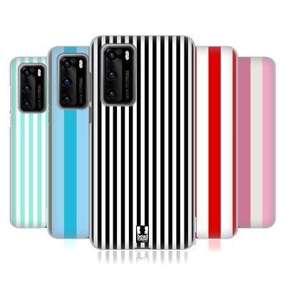HEAD CASE DESIGNS VERTICAL STRIPES SOFT GEL CASE FOR HUAWEI PHONES 4