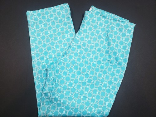 Charter Club Classic Fit Side Zip Pants Size 10P Women's Capri's Blue/White - Picture 4 of 5