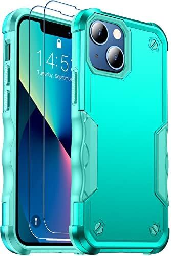 for iPhone 12 Mini Case, [Dual Layer][10 FT Military Grade Drop Protection] [Non