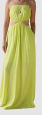 Maxi Vestido Para Mujer Jonathan Simkhai Verde Amora Tirantes Talla L $395