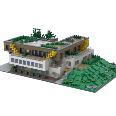 MOC-158144 Villas Apartment Architecture on a Hill Modular Building 2089 Stück