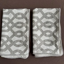 Set of 2 Eastern Accents Rayland Trellis King Pillow Shams Set 