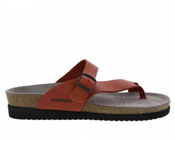 red mephisto sandals