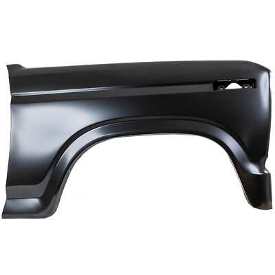 Front Right Fender For 1980-1986 Ford F-150 Primed Steel With Signal Light Hole