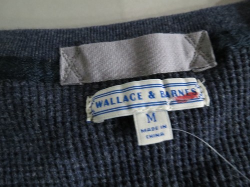 NWT Wallace & Barnes J Crew Model-AD157slate thermos two button shirt M - 第 7/7 張圖片