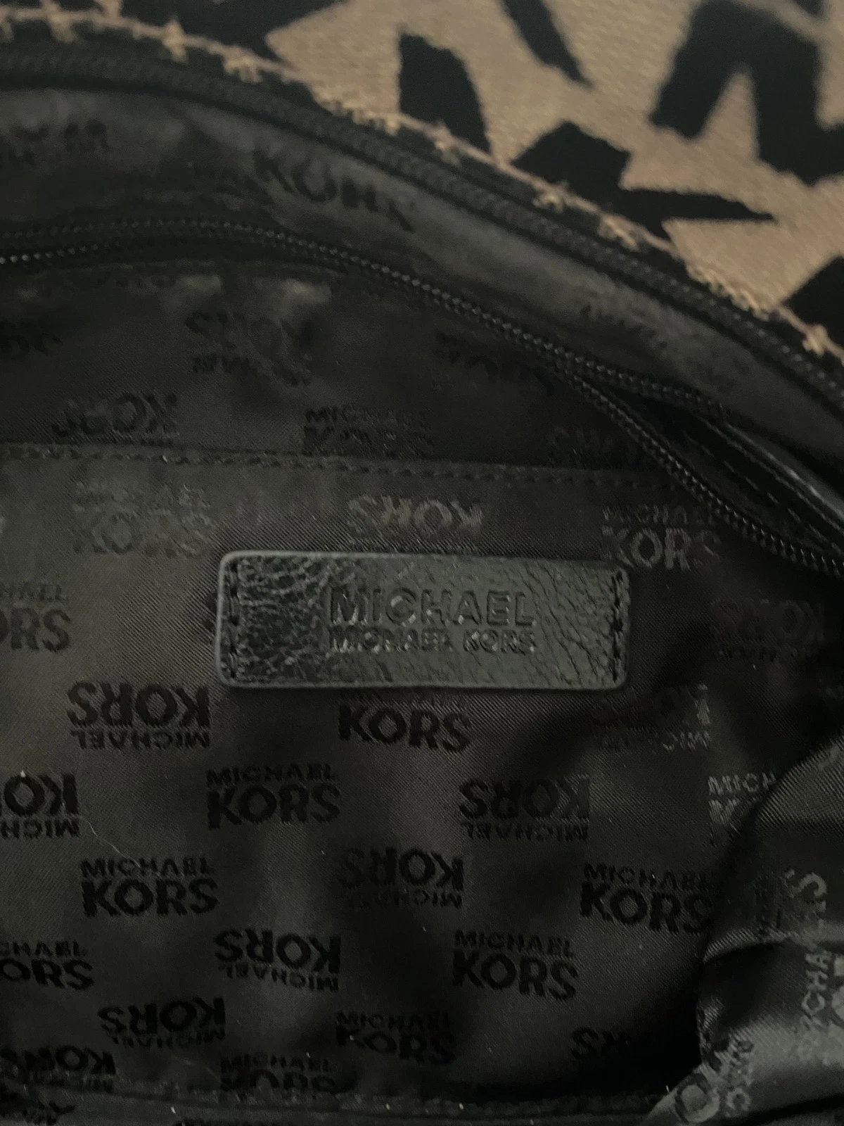 Borsa a tracolla Michael Kors Jet Set Chain MK Signature Jacquard Tote Bag