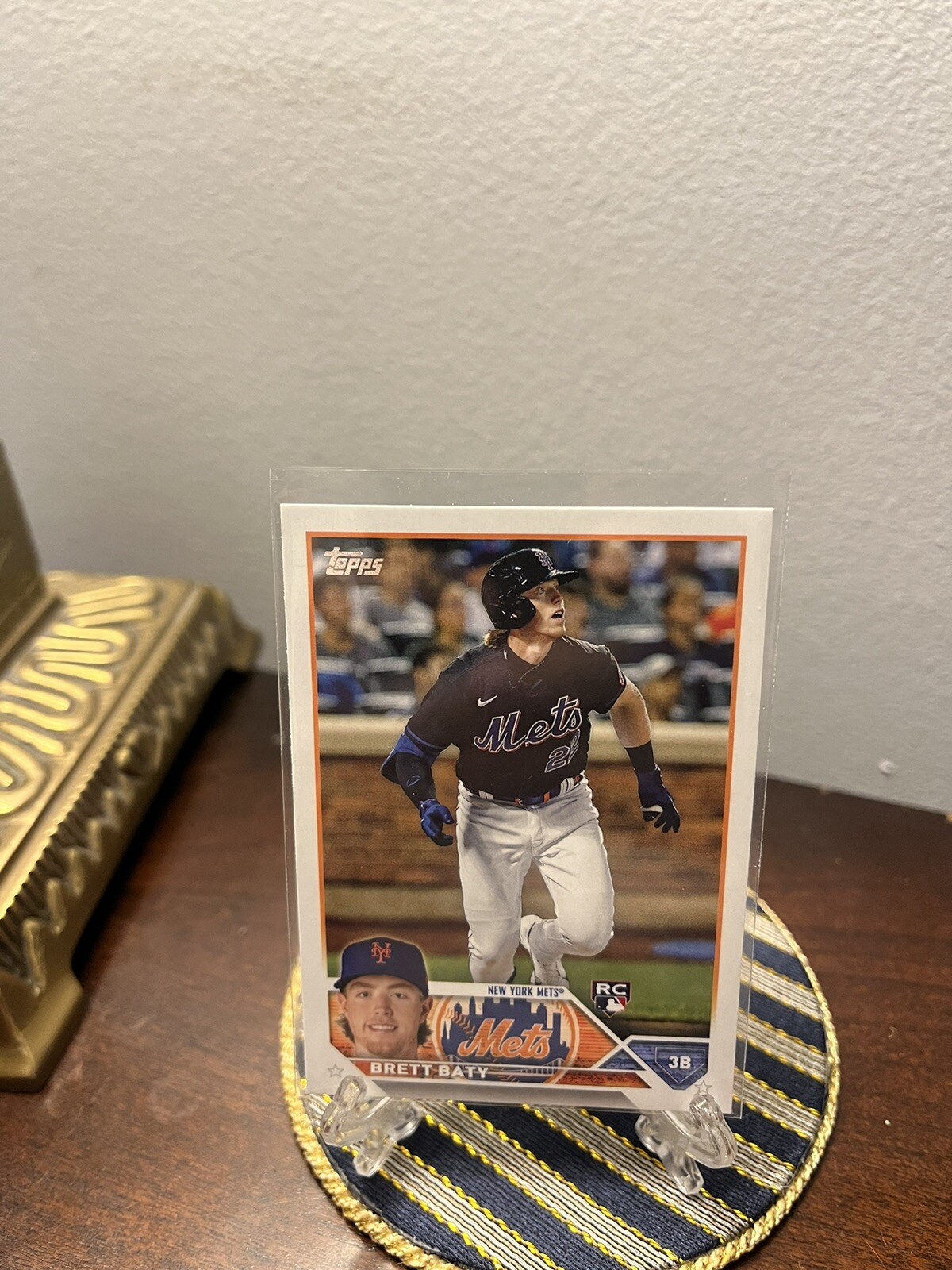 2023 Topps Series 1 Brett Baty Rookie Card #89 NY Mets RC