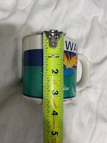 Vintage 1985 Hilo Hattie Hawaii Bird of Paradise Ceramic Coffee Cup Mug RBCI - Picture 7 of 11