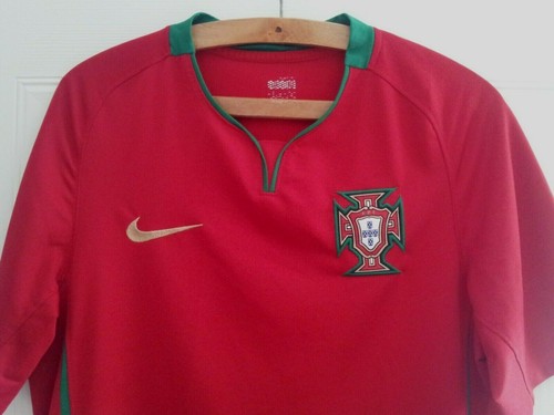 Camiseta de fútbol Portugal Euro 2008 Nike camiseta de fútbol local camiseta para hombre talla - Imagen 2 de 6