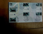 AUSTRALIA 1992 BARCELONA OLYMPICS GUTTER 3X PAIRS  FIRST DAY COVER