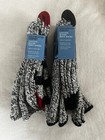 Croft & Barrow Cold Weather Comfort Cotton Blend Black/White Boot Socks *4 Pairs — photo 4