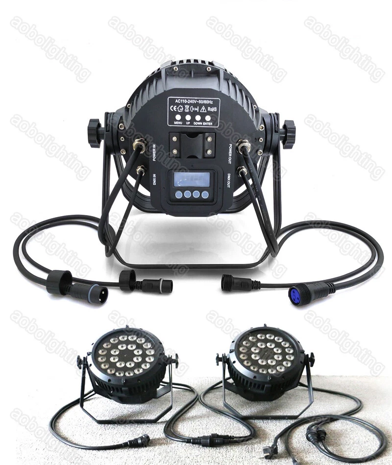 IP65 6.5ft Waterproof LED Par Can Lights power cable outdoor Lighting DMX Cable - Image 2 of 4