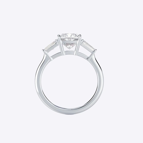 3.20 Ct Cushion Cut Lab Grown Diamond Engagement Ring Platinum PT950 IGI - Picture 3 of 11