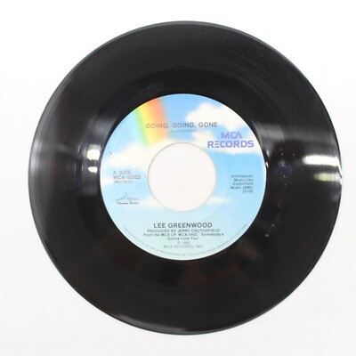 Lee Greenwood Come on Back And Love Me Some More / Going Going Gone 45 Vinyl
