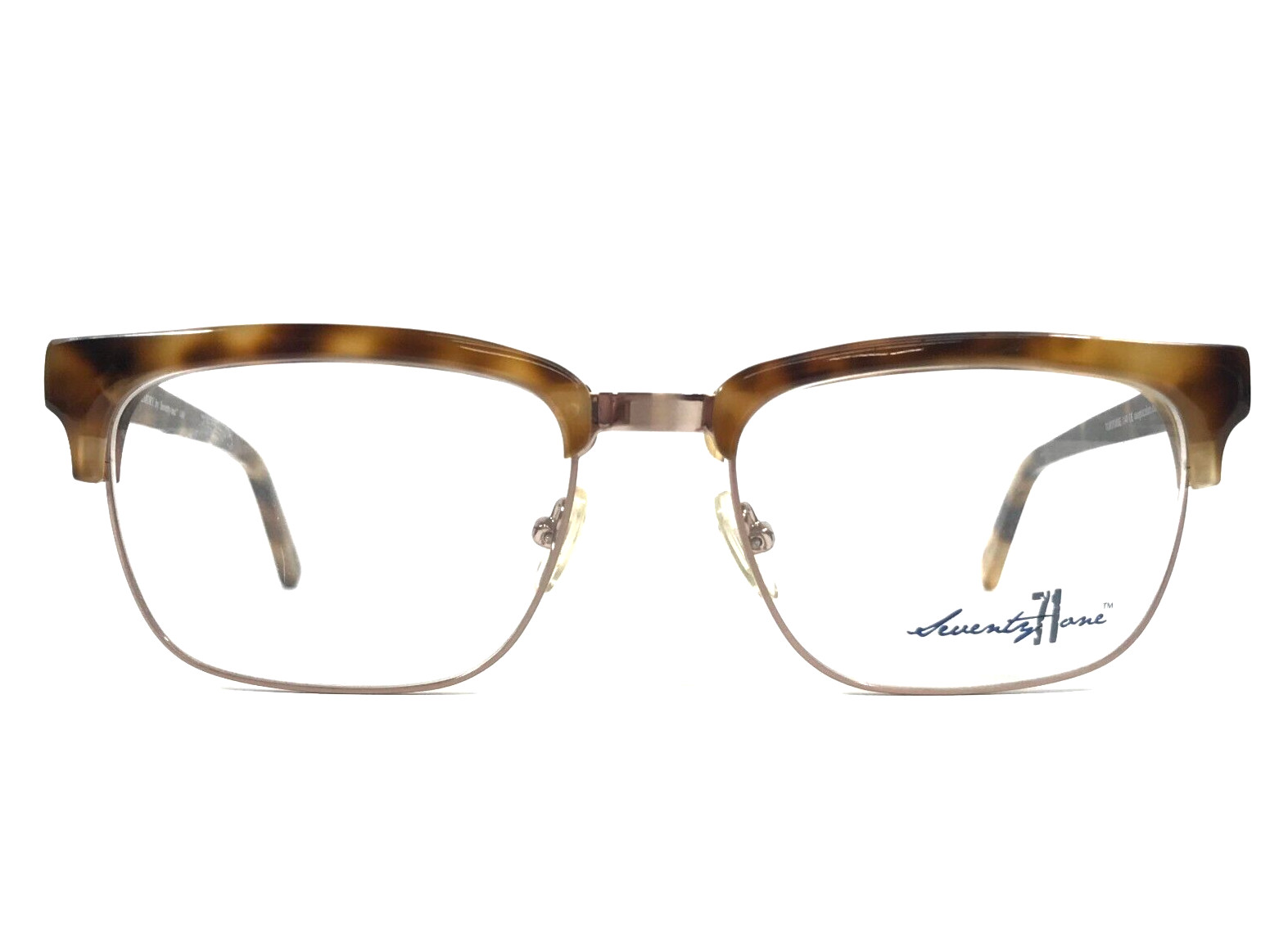 Seventy One Eyeglasses Frames EMORY TORTOISE Gold Square Full Rim 53-17-140