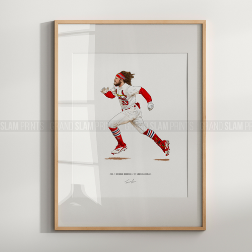 Brendan Donovan St Louis Cardinals Baseball 8x10 Print Poster Art Illustrated - Picture 6 of 10