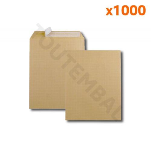 Enveloppe autocollante en papier kraft armé 260x330 mm (par 1000) - Photo 1/1