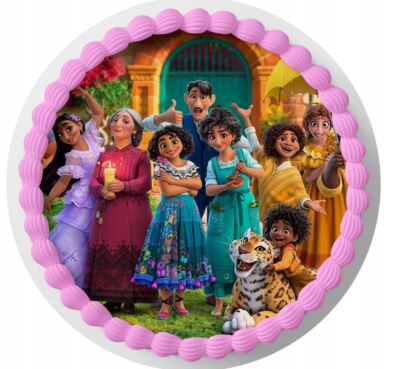 Encanto Essbar Isabela Fabel Mädchen Freund Tortenaufleger Torte + TEXT