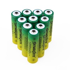 Skywolfeye 14500 Battery 1200mAh 3.7V Li-Ion Rechargeable Cell For LED Torch LOT