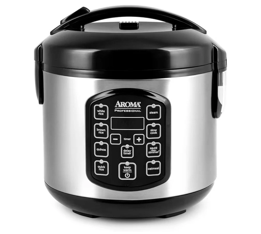 Aroma ARC-954SBD Digital Rice Cooker Multicooker Stainless Steel8-Cups Cooked