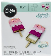 Sizzix Bigz Mini Ice Pop Box By Courtney Chilson #662440 -NO Packaging