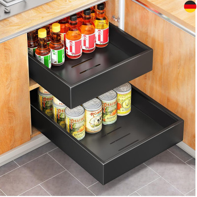 SAYZH Ausziehbare Schublade Schrankorganizer 43x25x9 cm Ke