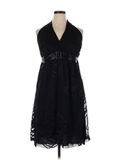 Lane Bryant Women Black Cocktail Dress 14 Plus