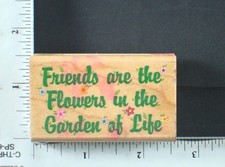 Inkadinkado rubber stamp, GREETINGS 4